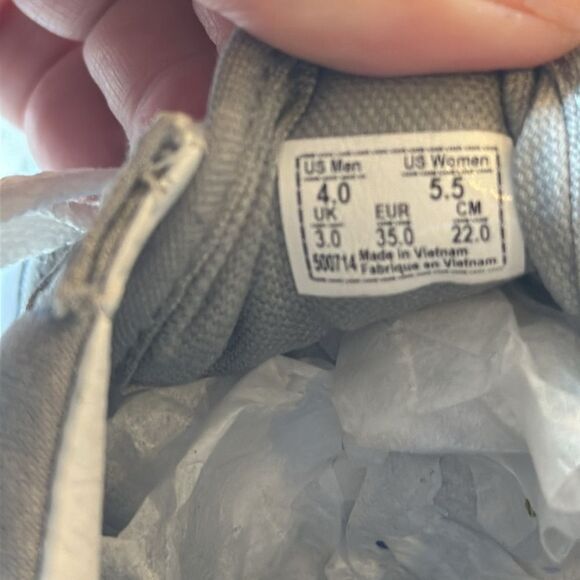 🩶 Vans Old Skool Canvas Sneakers Gray/White Women’s 5.5 / Men’s 4 - Picture 6 of 6